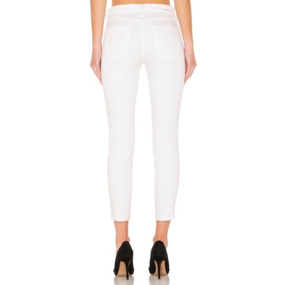 CURRENT ELLIOTT High Waist Stiletto White Jeans - Picture 4 of 6